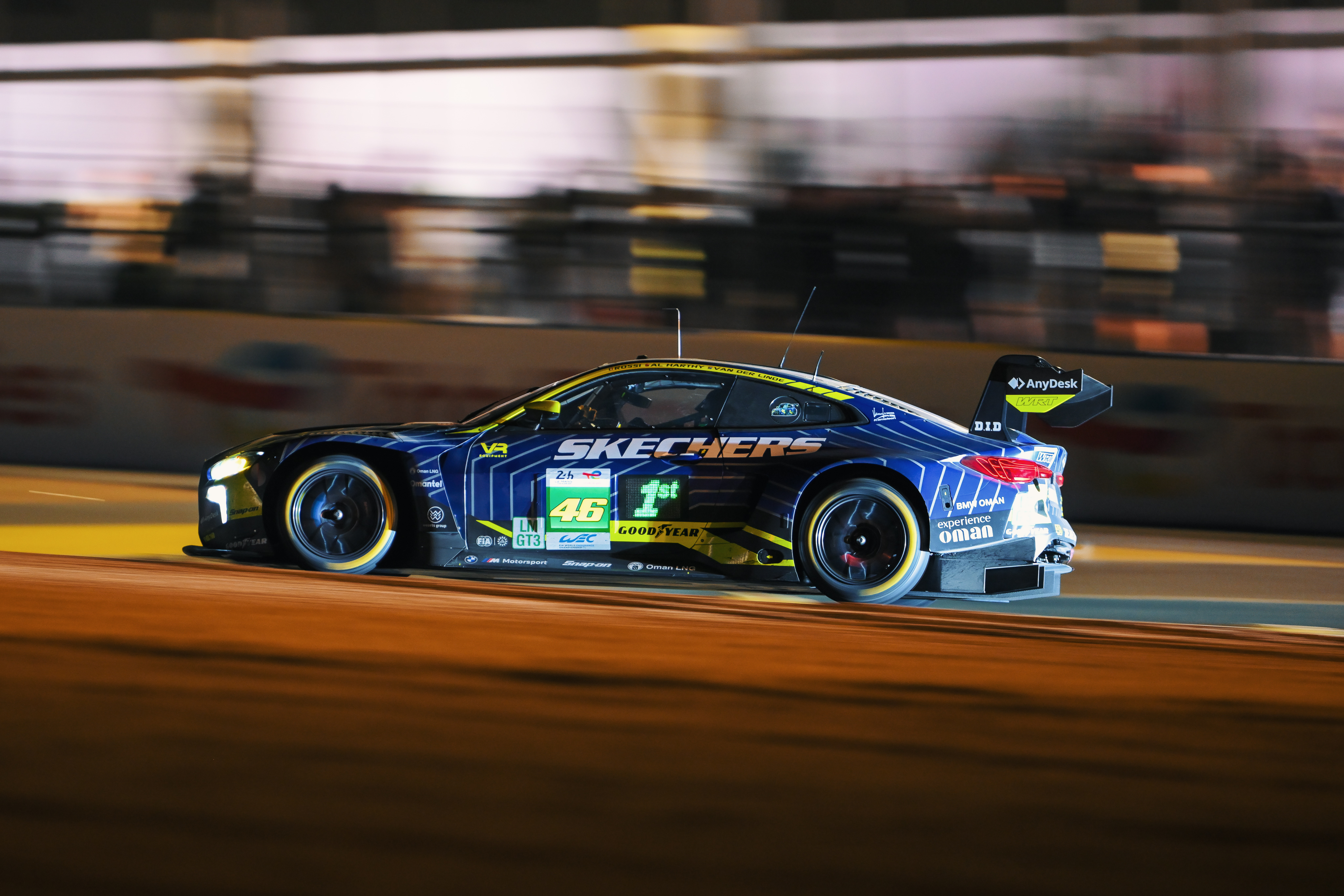 Le Mans (FRA), 10-15 June 2025. 24 Hours of Le Mans, FIA World Endurance Championship, FIA WEC, Team WRT, #46 BMW M4 GT3 EVO, LMGT3, Ahmad Al Harthy, Valentino Rossi, Kelvin van der Linde.